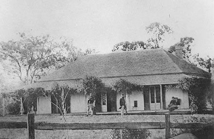 Photographer unknown, The main cottage on Canning Downs Station c.1859, John Oxley Library, State Library of Queensland, Negative Number: 45425