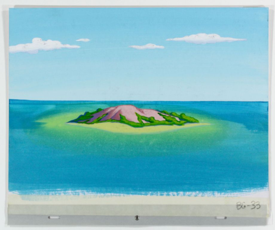 Acrylic artwork of island from Goonda Dani – Booloo