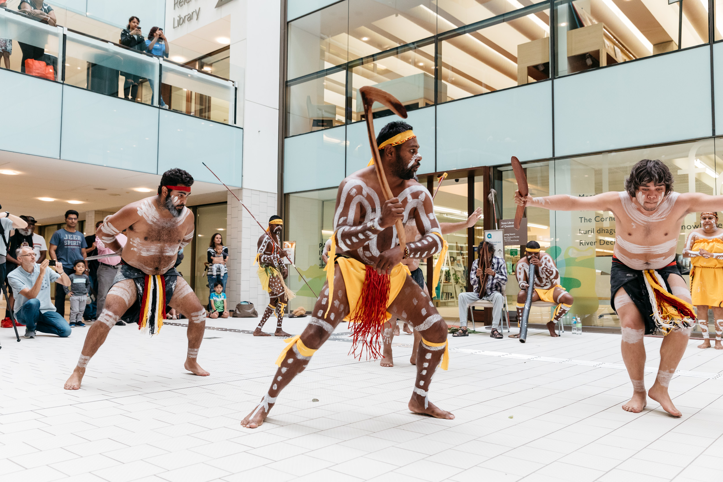 Bwgcolman and Nunukul Yuggera Dancers 