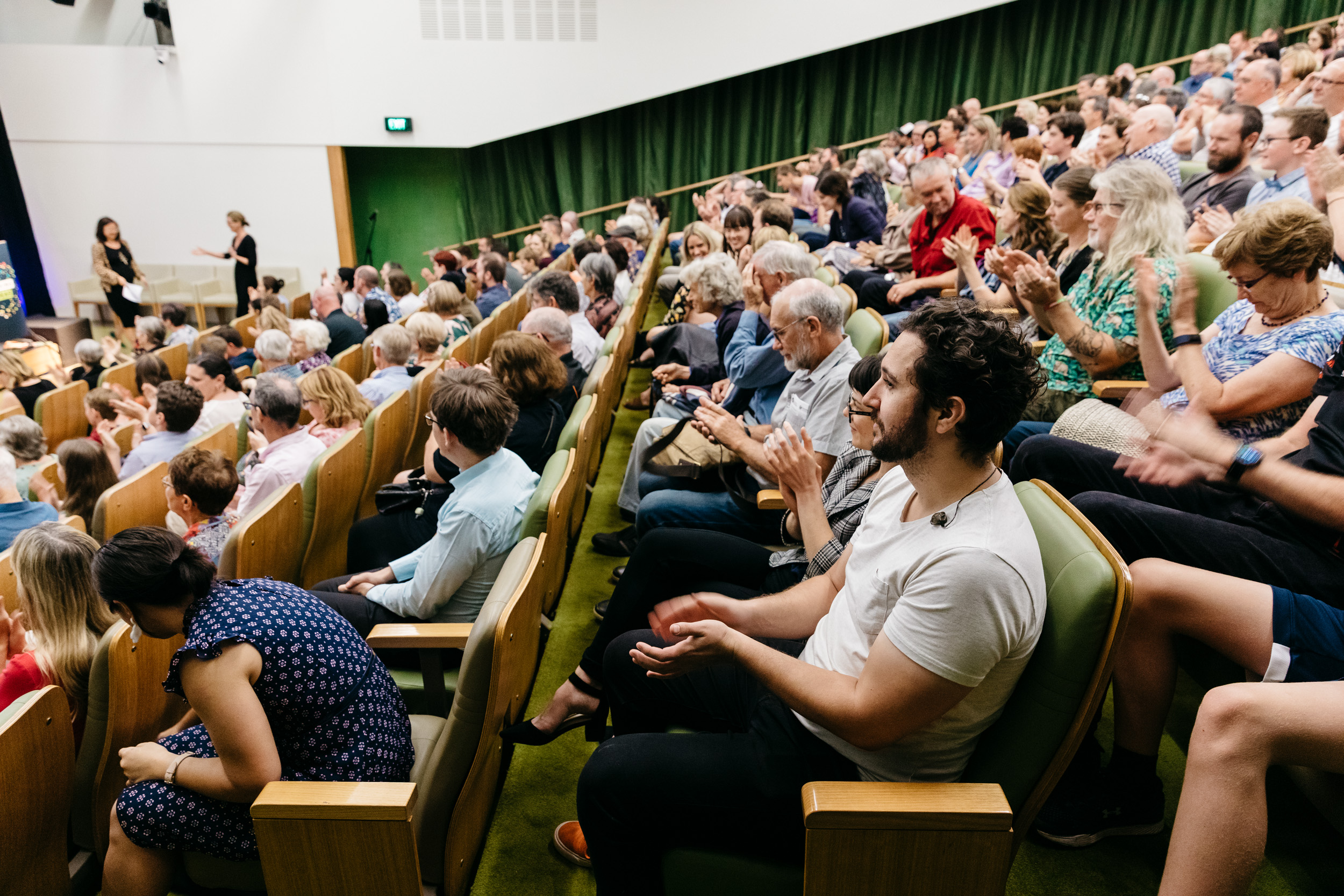 Audience at State Library event
