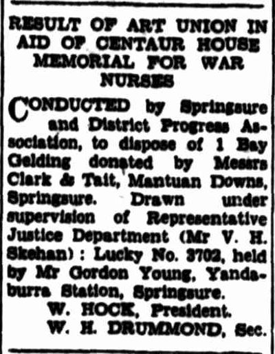 Advertising (1949 Jan 27). The Central Queensland Herald pg25, Image courtesy of Trove, National Library of Australia.