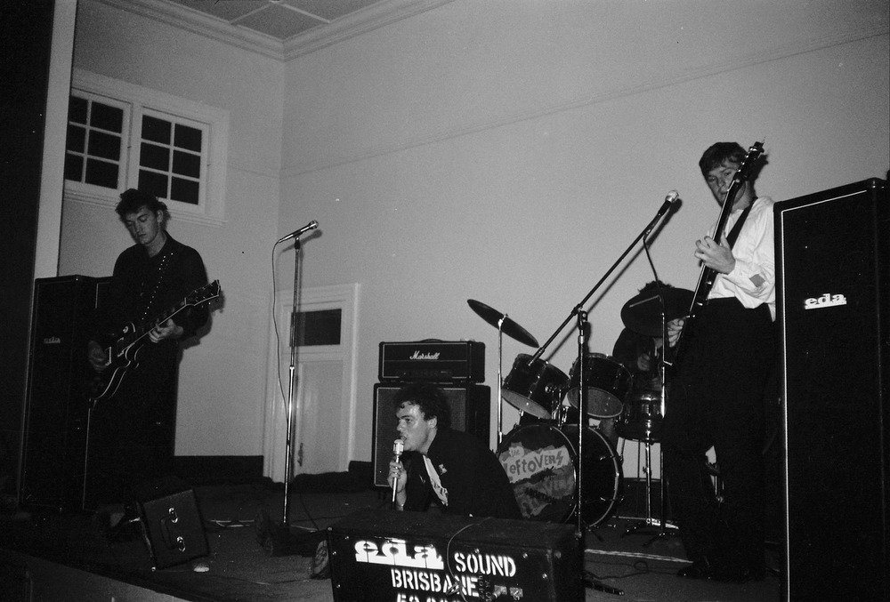 Brisbane bands 1979. The Leftovers and Razar, possibly at Hamilton Hall. 