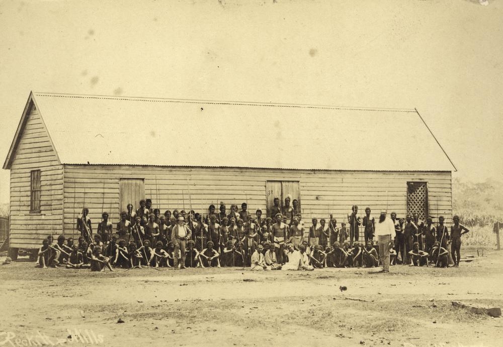 Australian South Sea Islanders photographed at Bingera Sugar Plantation Image number: APE-021-01-0006