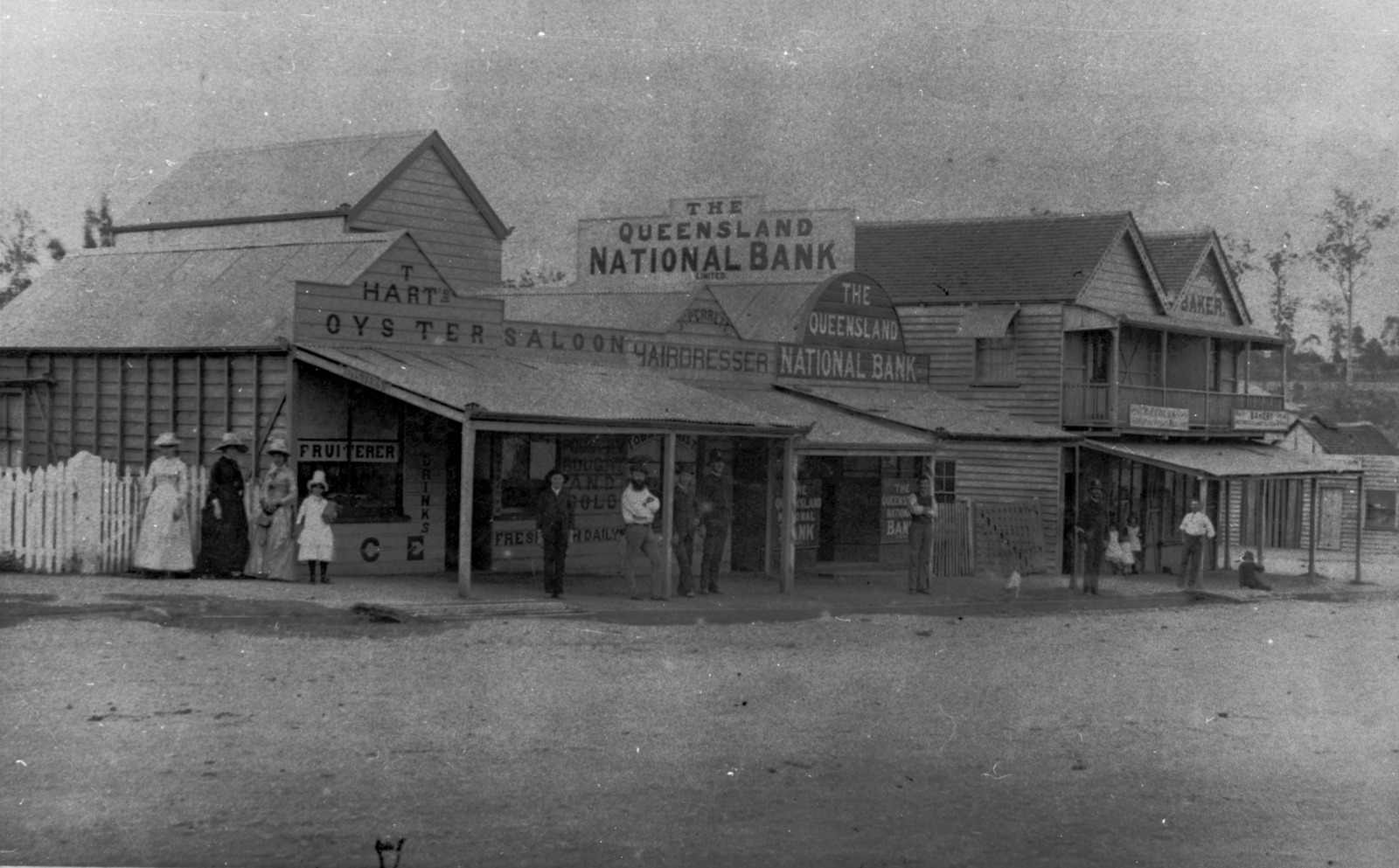 Shops along High Street, Toowong, Brisbane, Queensland, ca. 1890. 