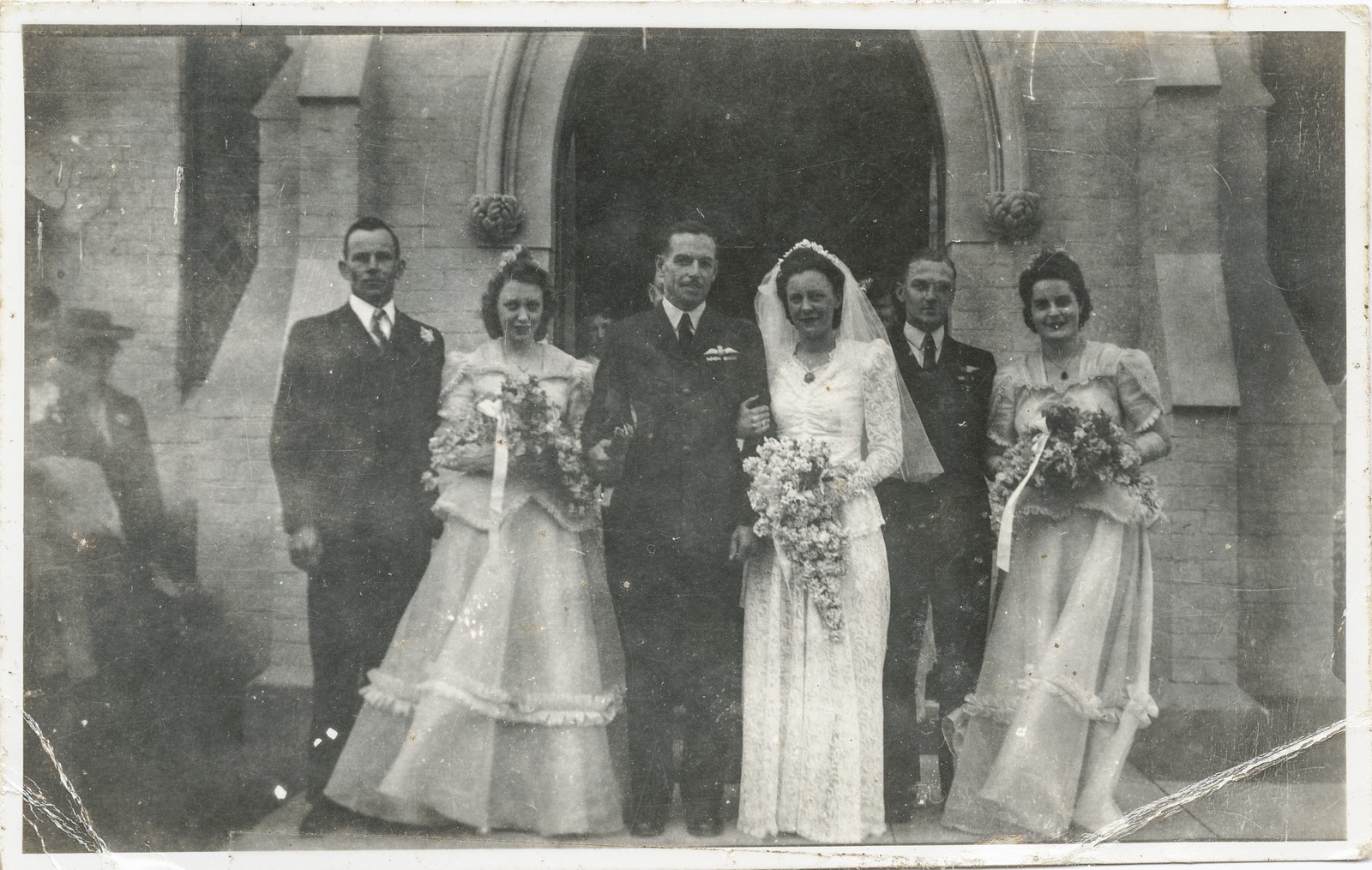 Photo of Charles Fry and Beryl Smith's wedding