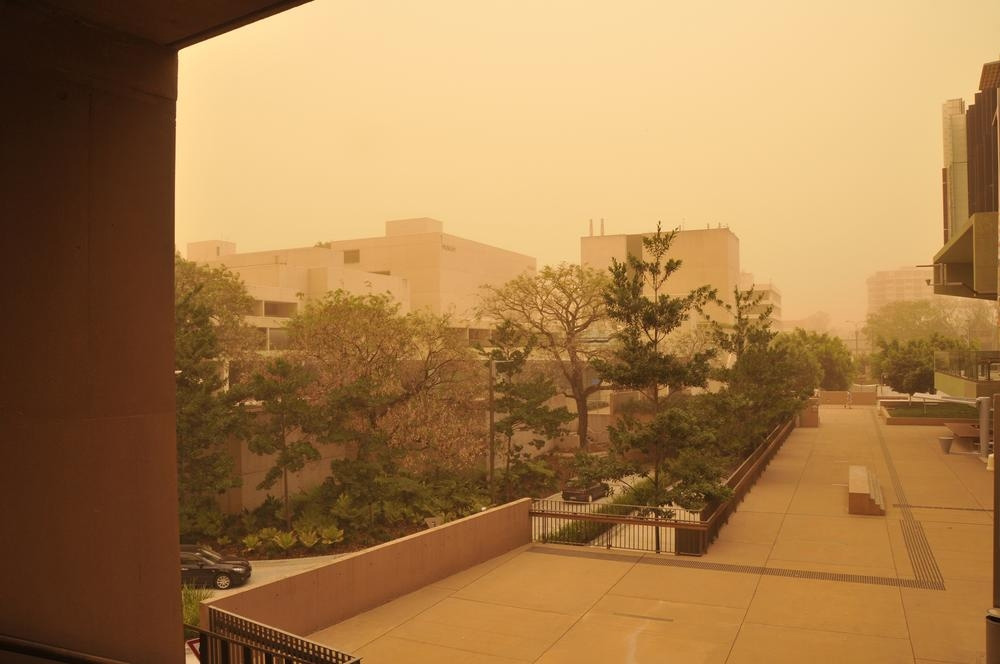 Dust Storm in Brisbane 2009