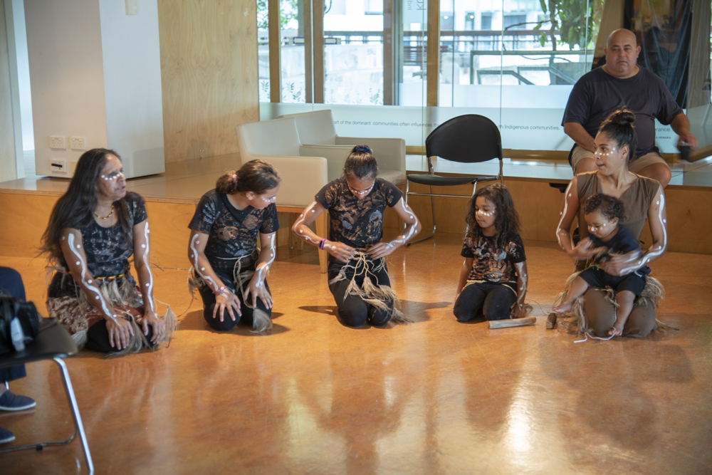 Deborah Sandy and Shaniah Thomason from Chepera Yugara dance group