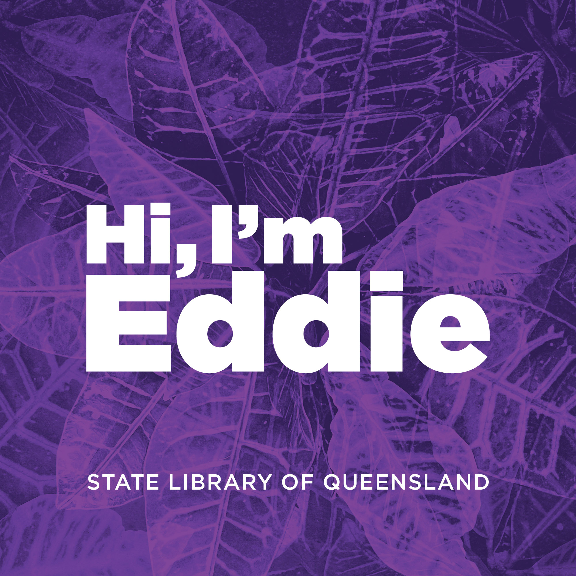 Hi, I'm Eddie purple with SL logo