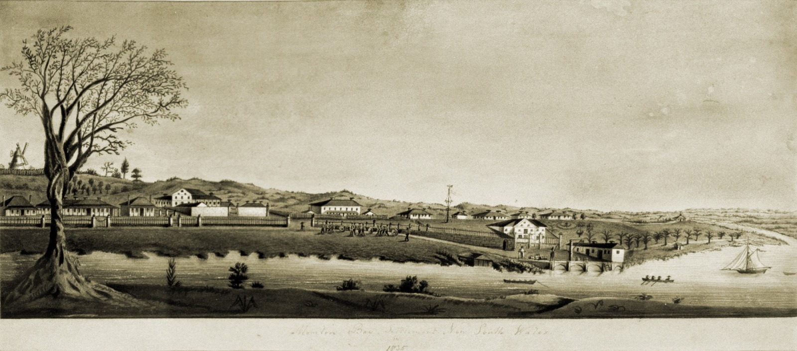 Image of Moreton Bay Settlement New South Wales in 1835