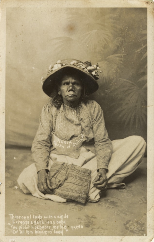 Maria, "Queen of Childers", Queensland, ca. 1908.