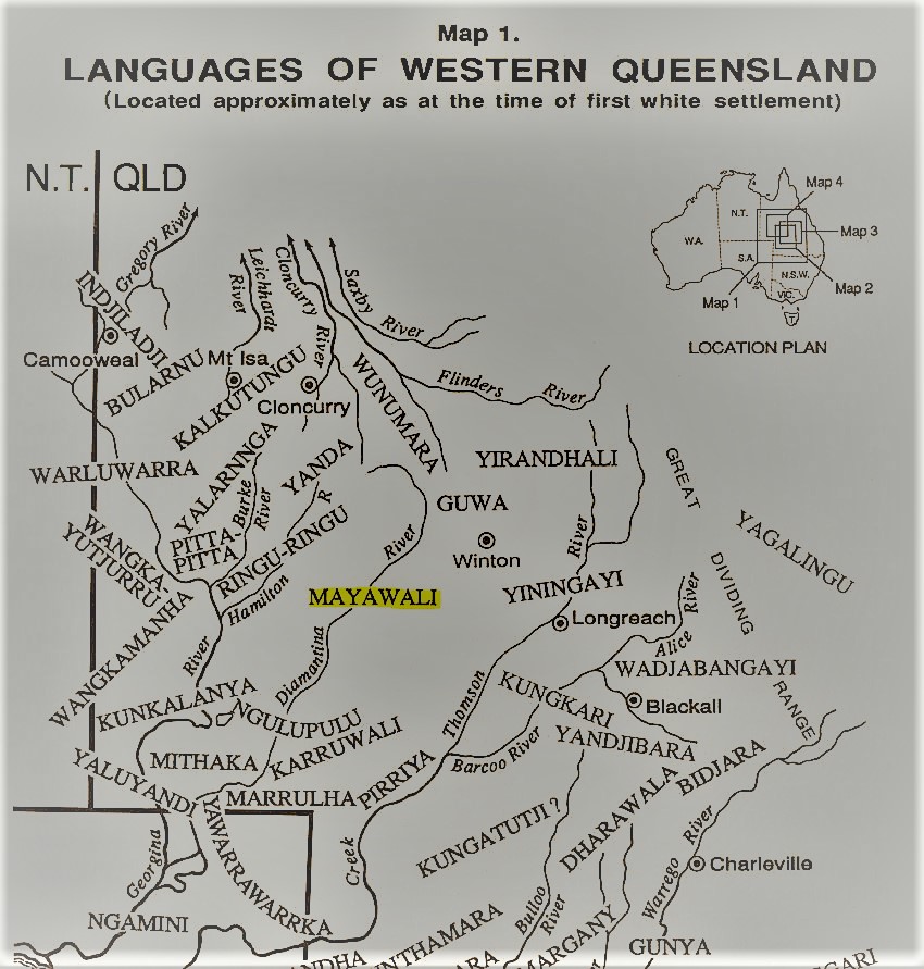 Languages of Western Queensland, Breen (1990).
