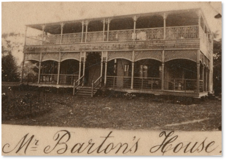 Augustus Barton's home 'Mon Repos"