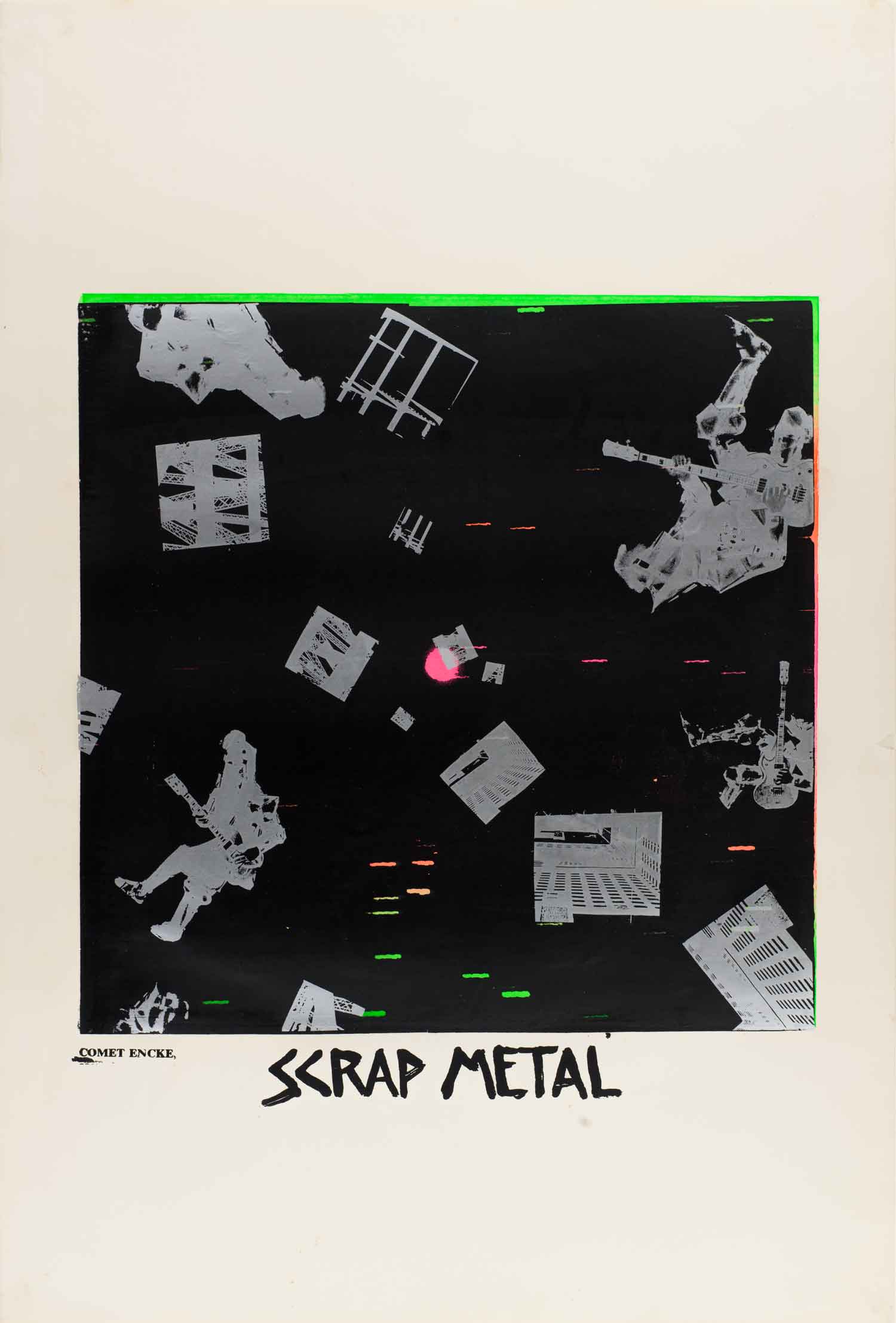 Scrap Metal music poster ca.1980