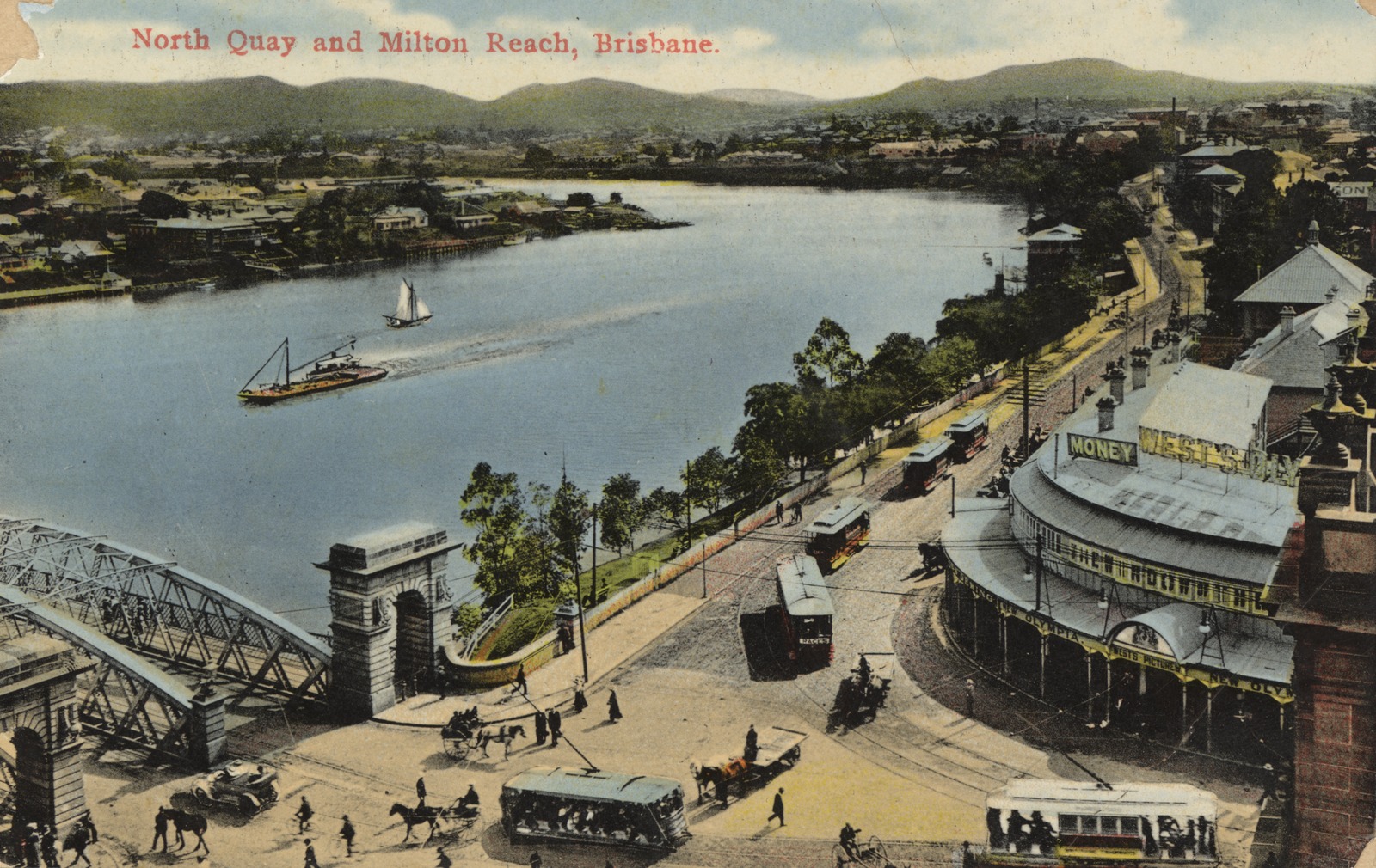 North Quay and Milton Reach of the Brisbane River