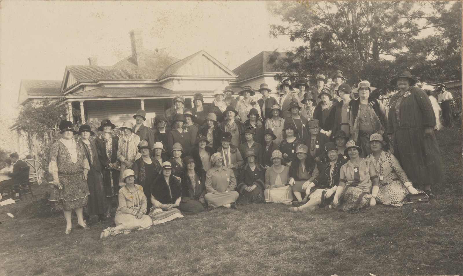 group of women in the QCWA pose for picture 
