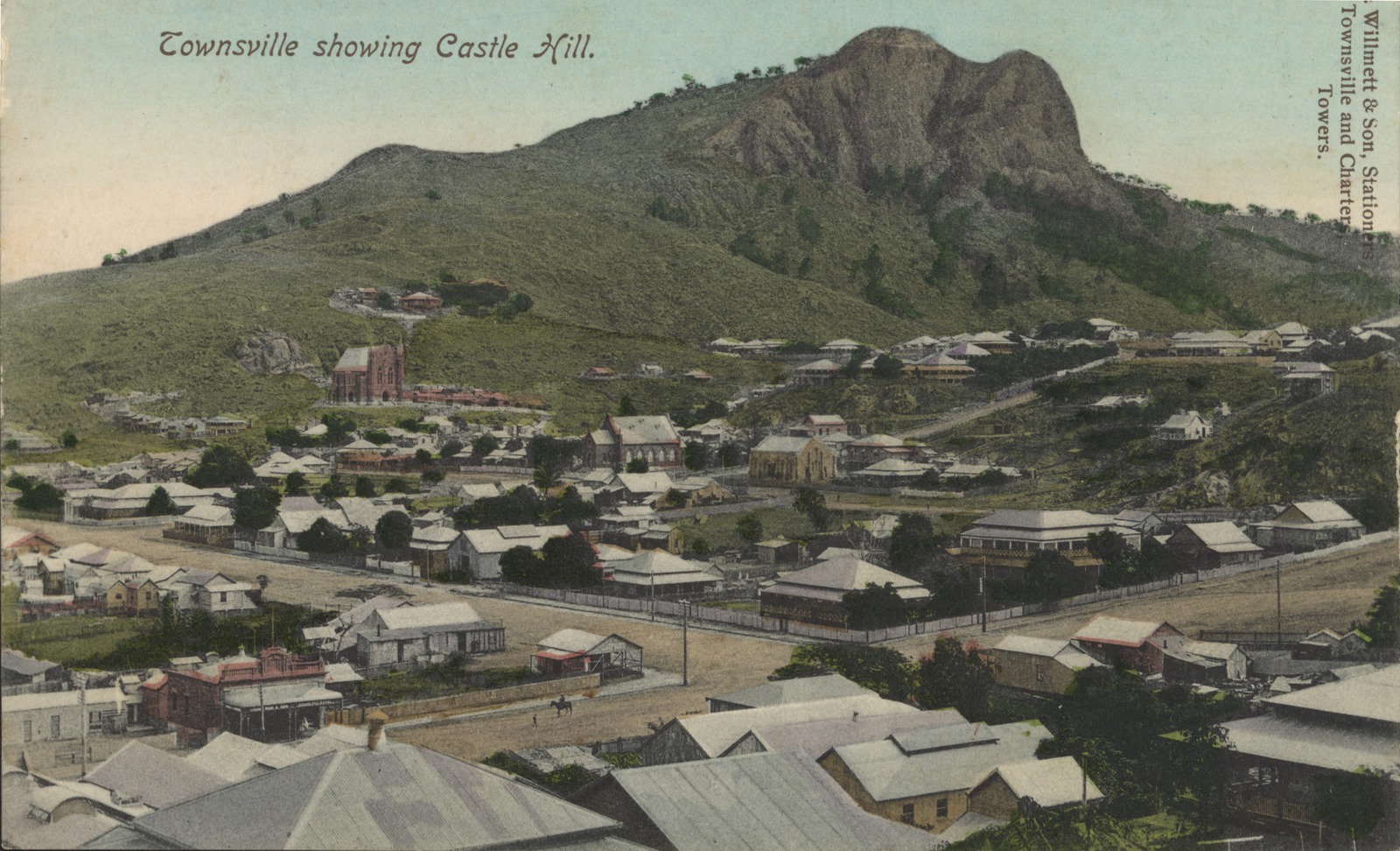  Panoramic view of Townsville showing Castle Hill, ca. 1905