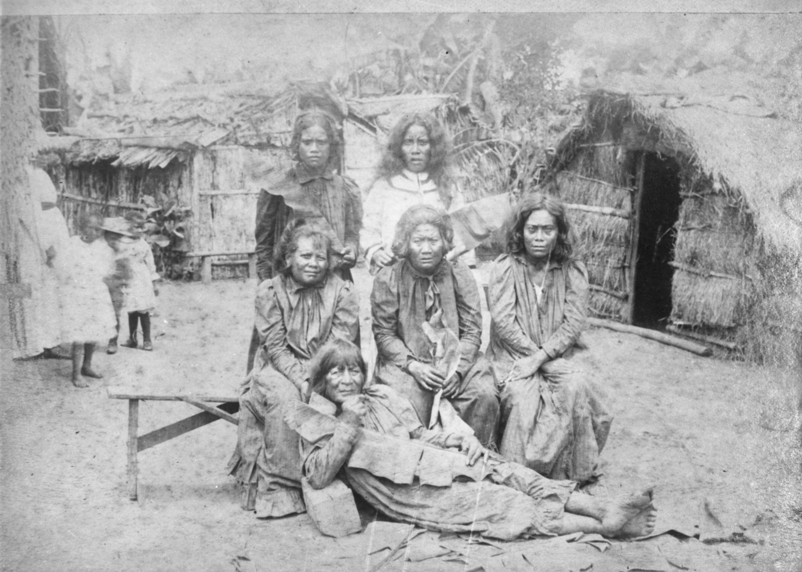 Australian South Sea Islander women at Farnborough, Queensland, c.1895.