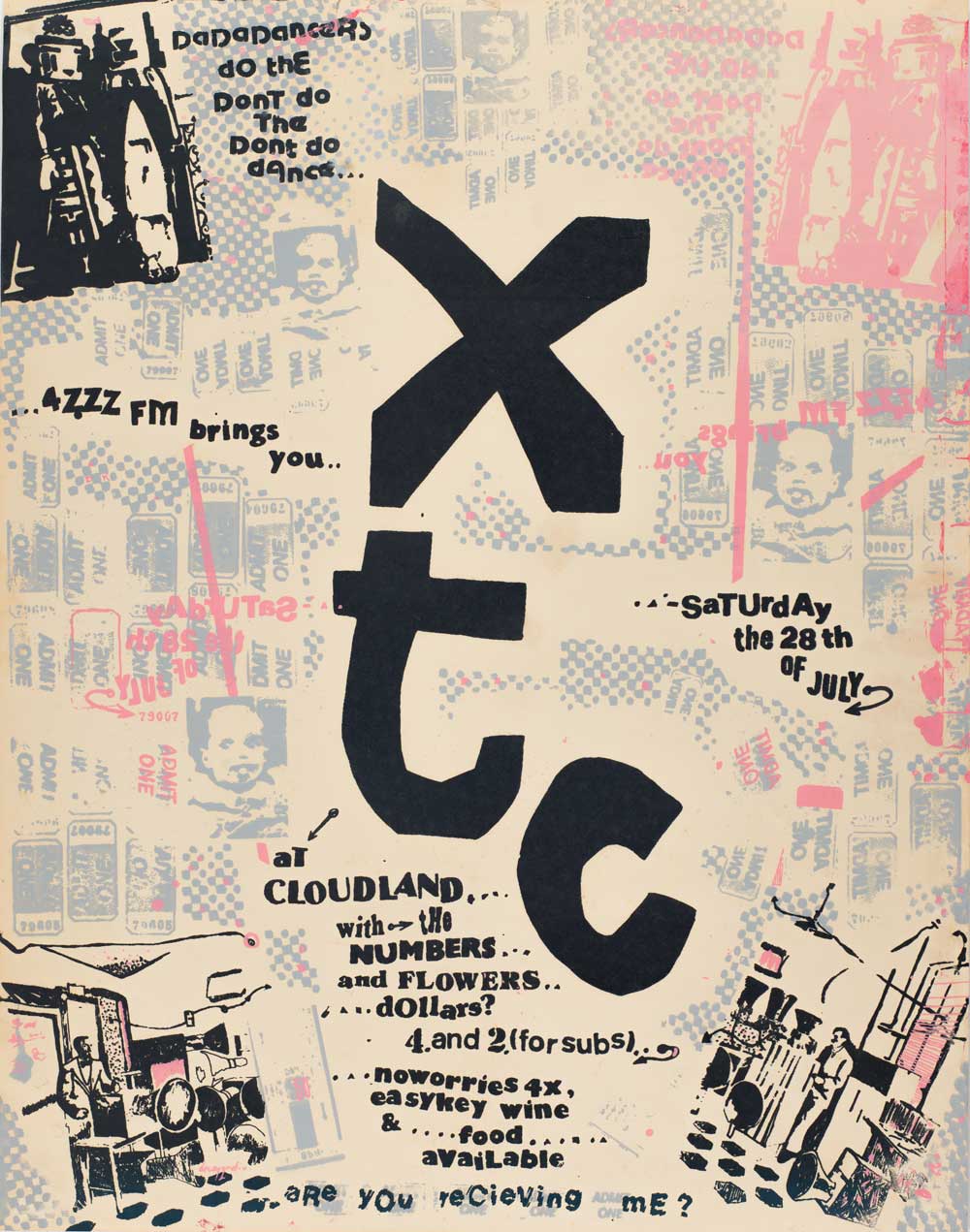 XTC 1979 music poster