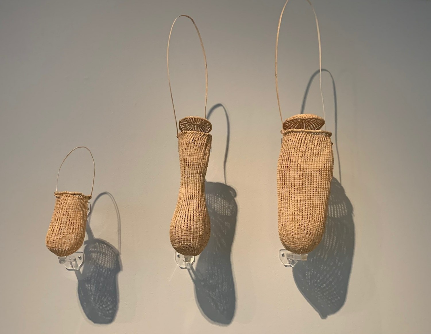 Kakan (dilly bags) – Delissa Walker – On loan for Entwined courtesy of Cairns Art Gallery. 