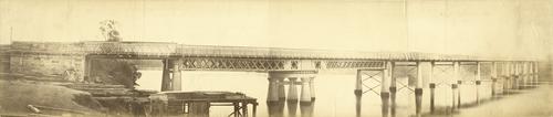 7143 Panorama of the Victoria Bridge taken from the south-east ca. 1874