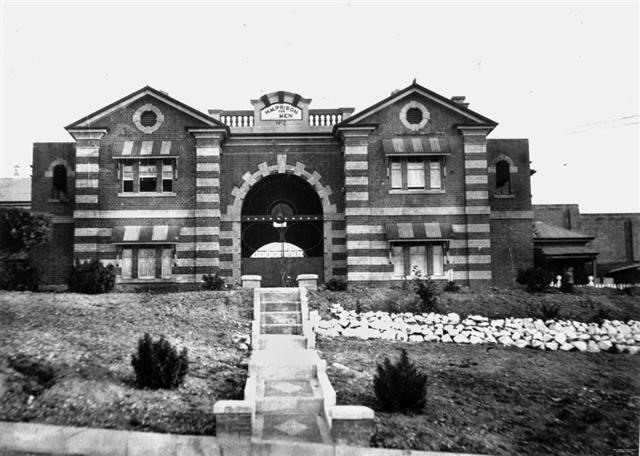 Entrance to Boggo Road Gaol, ca. 1936.