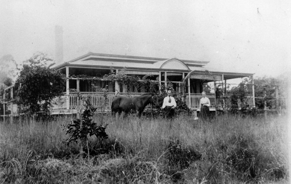 Hamilton's residence 'Canobie Lea' at Eight Mile Plains, Brisbane, Queensland, ca. 1910