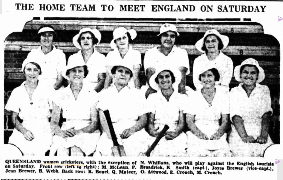 1934 Queensland women's cricket team.