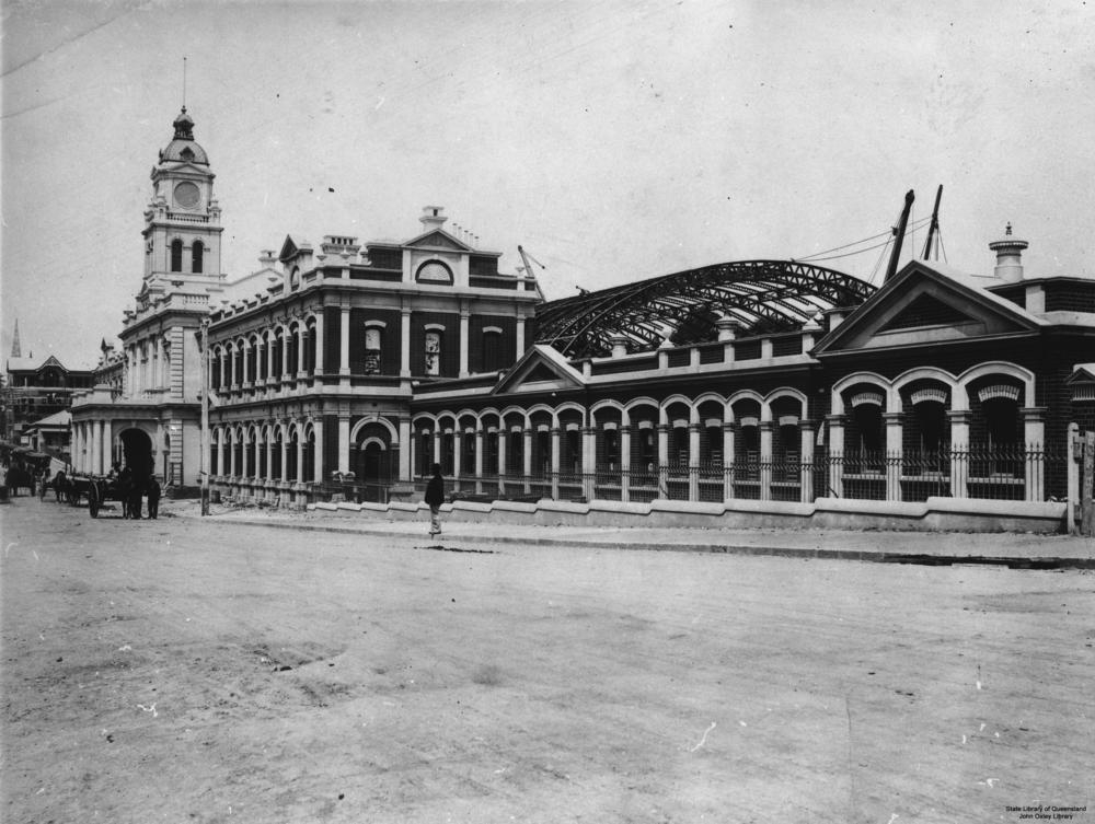 Central Railway Station, Brisbane, Queensland 1901. 