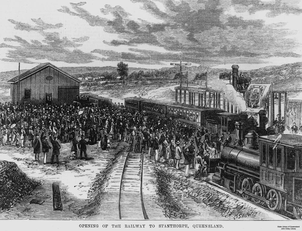 Opening of Stanthorpe Railway Station, Queensland 1881. 