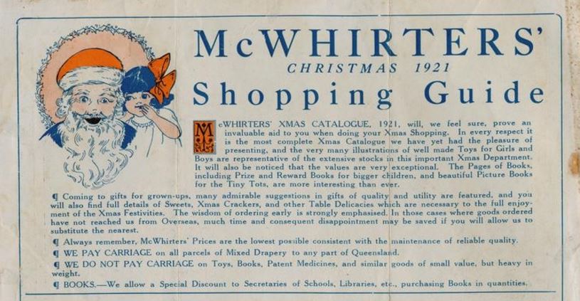 McWhirters' Shopping Guide XMAS 1921. 