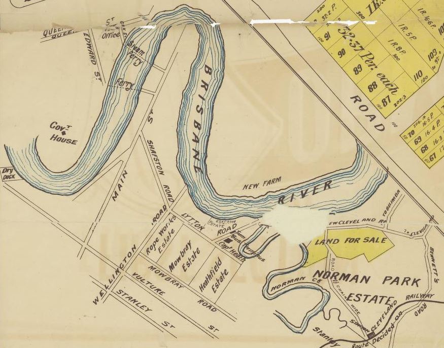 First section of Norman Park, Brisbane, 1887 (Map of the Week) State