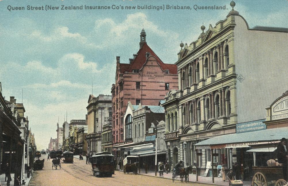 Queen Street in the heart of Brisbane, ca. 1906