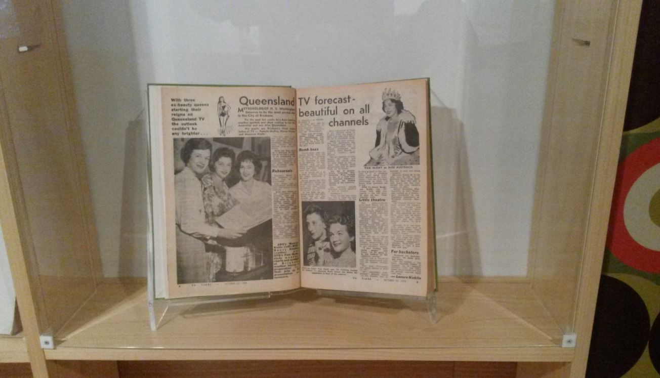 First edition of TV Times (Qld edition) on display as part of Freedom Then, Freedom Now