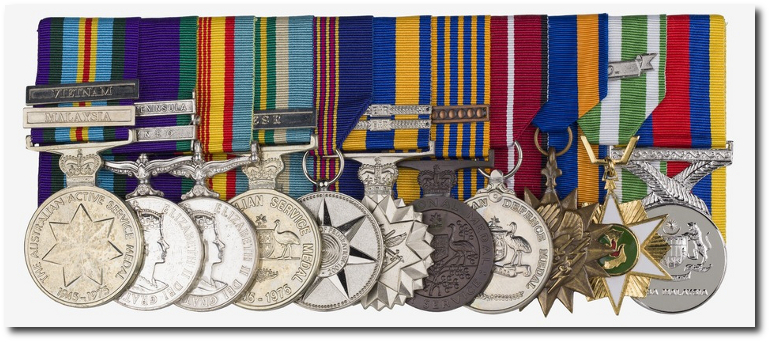 Medals and awards, Captain Andrew Craig RAN