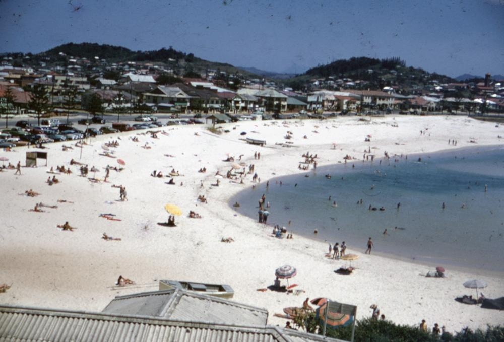 Coolangatta Beach, Gold Coast, Queensland, 1957.