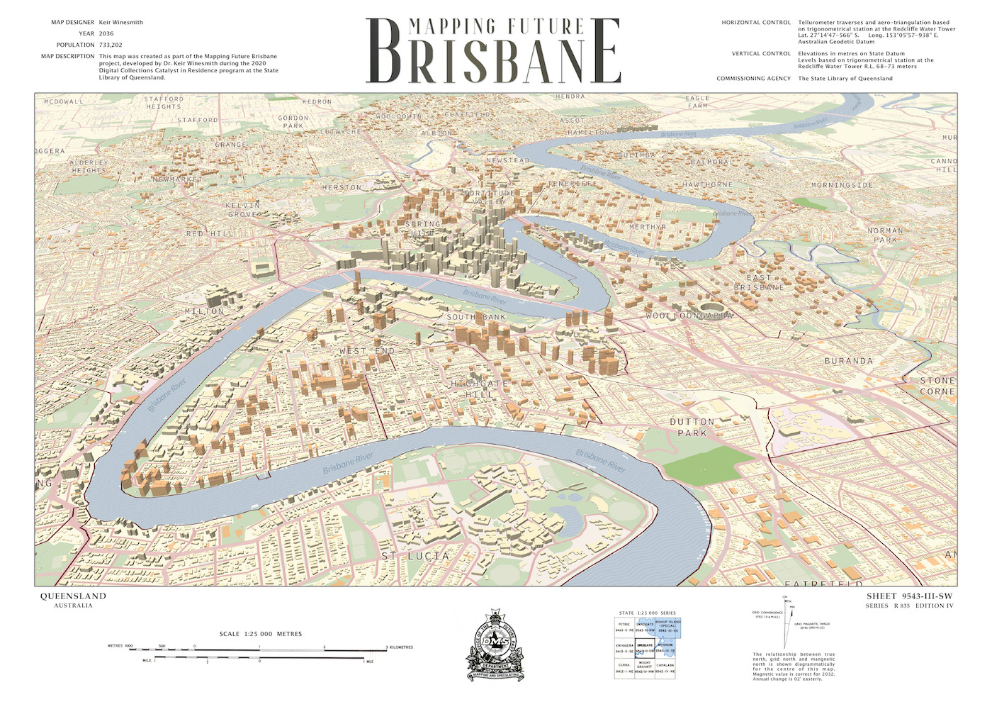 Mapping Future Brisbane - finished map example