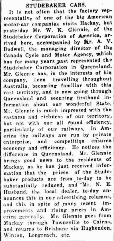 Daily Mercury (Mackay, Qld. : 1906 - 1954), Saturday 1 May 1926, page 10