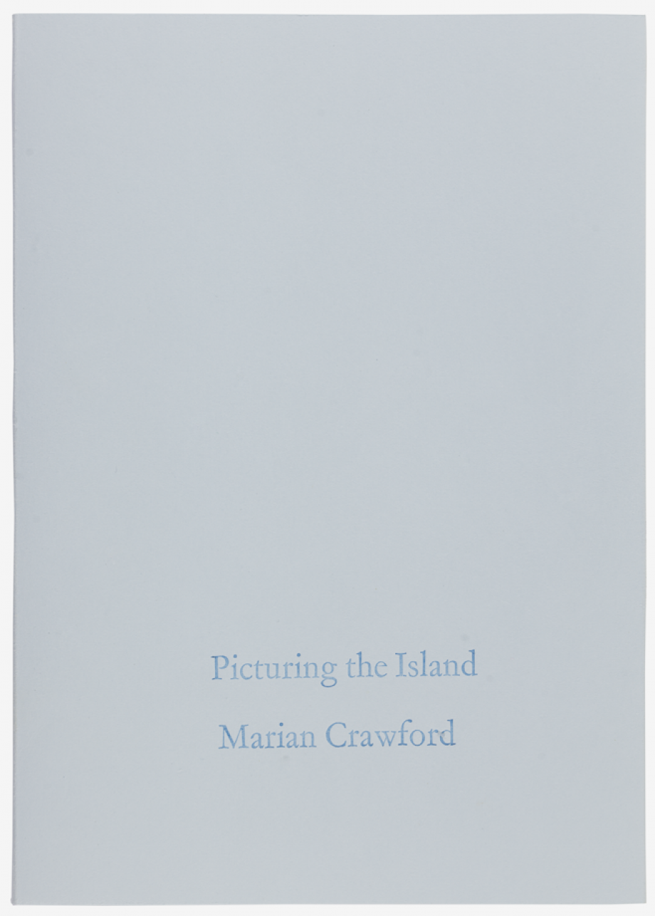Picturing the Island, Marian Crawford artist book