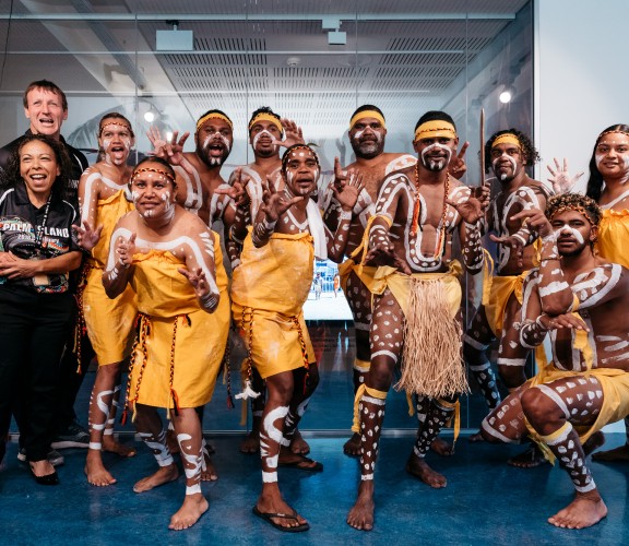Bwgcolman Dancers at the Palm Island and Our People Exhibition Launch 