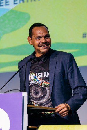 Palm Island Mayor Alf Lacey 
