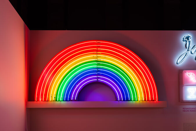 Neon rainbow