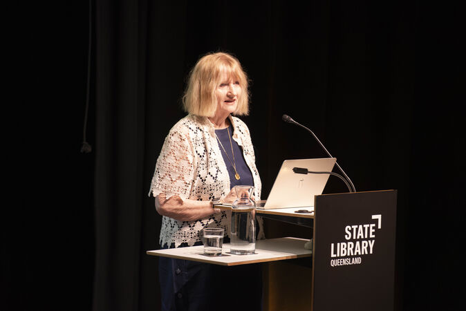 Bronwyn Bridgewater presenting at Research Reveals