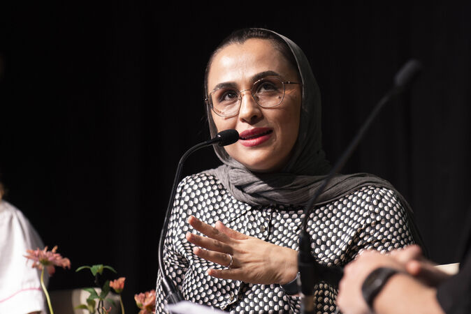 Dr. Zhila Gholami presenting at Research Reveals