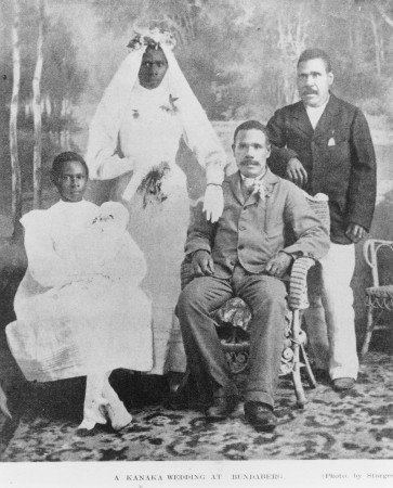 Australian South Sea Islander wedding in Bundaberg, Queensland, 1909.