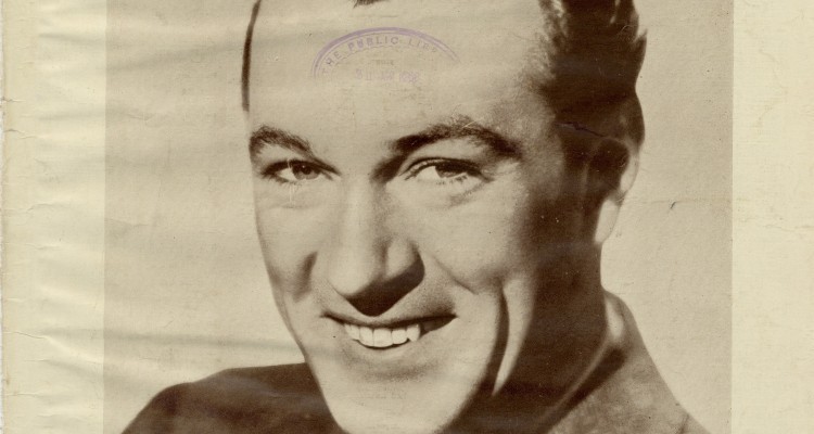 Gary Cooper on the cover of The Queenslander.