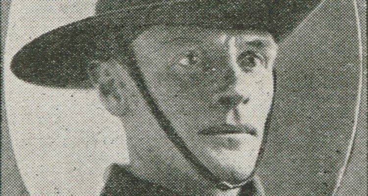 J.W. Hannell, one of the soldiers photographed in The Queenslander Pictorial