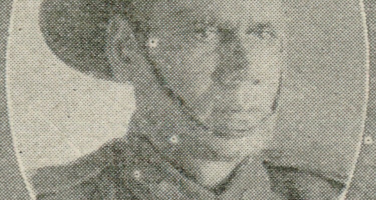 W. Ellisdale 4th Grenadier school, one of the soldiers photographed in The Queenslander Pictorial, supplement to The Queenslander, 1916.