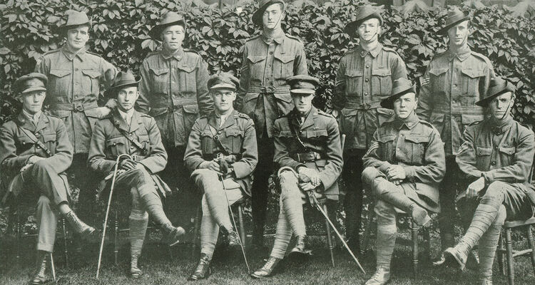 A group of Australian's who have been awarded the Victoria Cross.