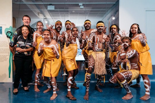 Bwgcolman Dancers at the Palm Island and Our People Exhibition Launch 