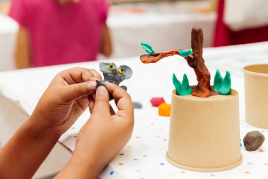 Claymation Creation Workshop, 2022, photo by Joe Ruckli, State Library of Queensland..